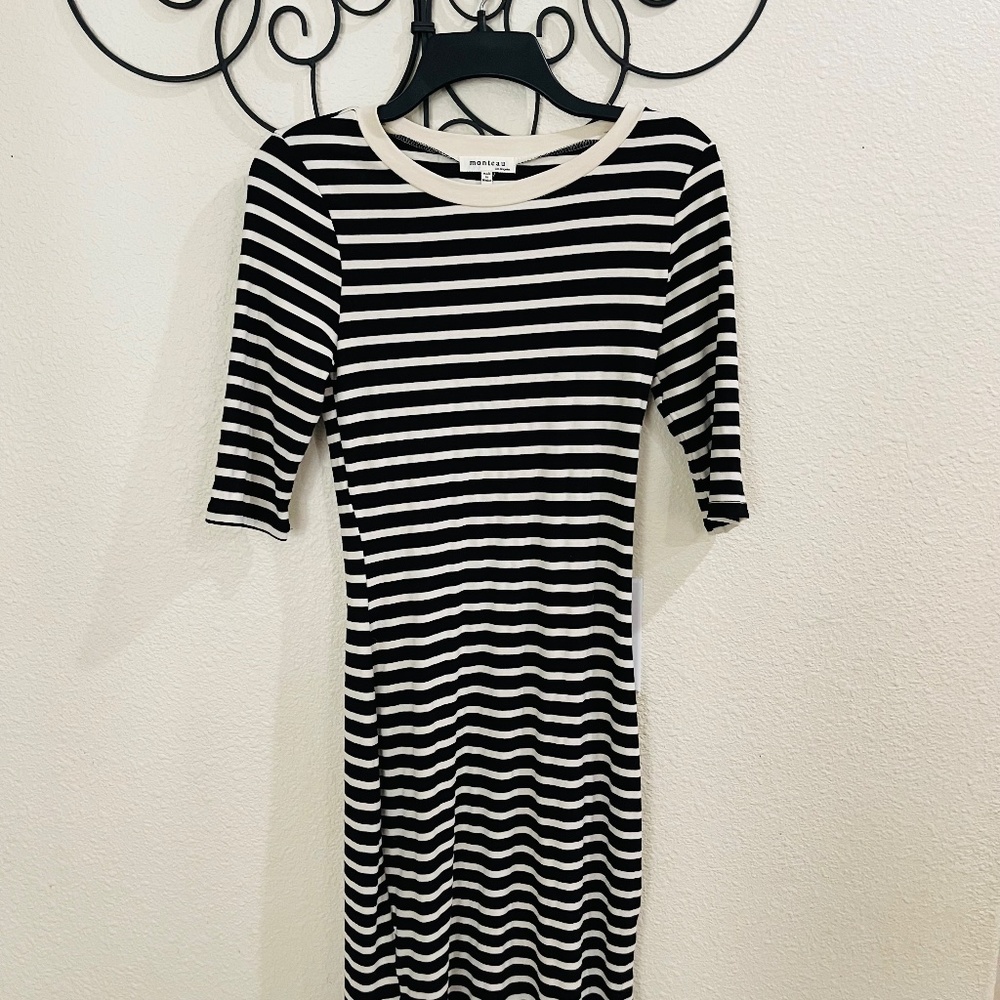 Black and White Stripped Dress